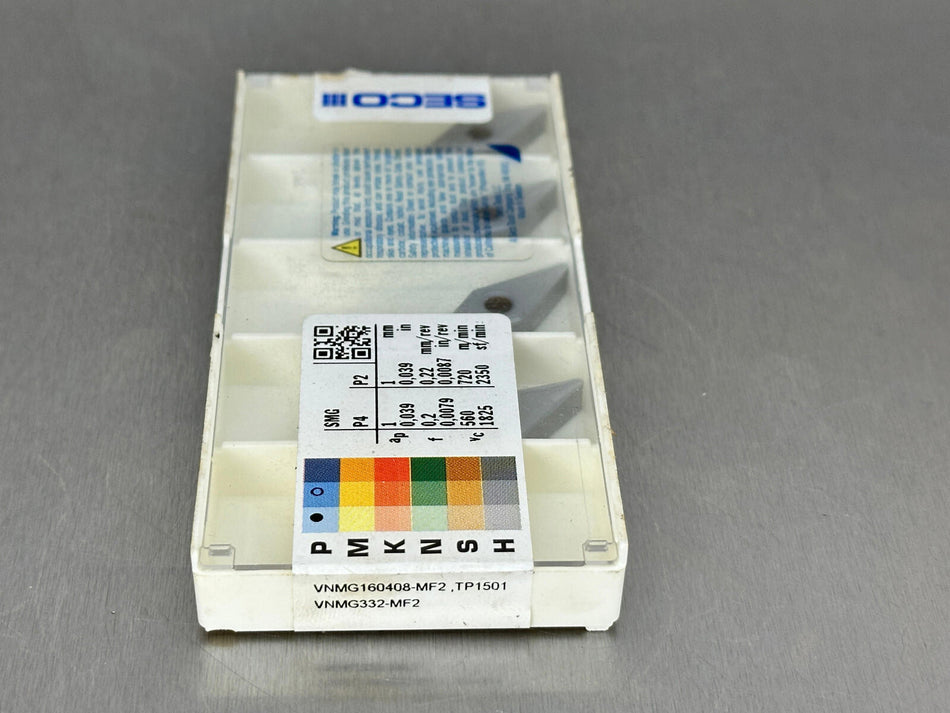 Seco VNMG 332-MF2 TP1501 Carbide Insert VNMG 160408-MF2 (Pack of 4)