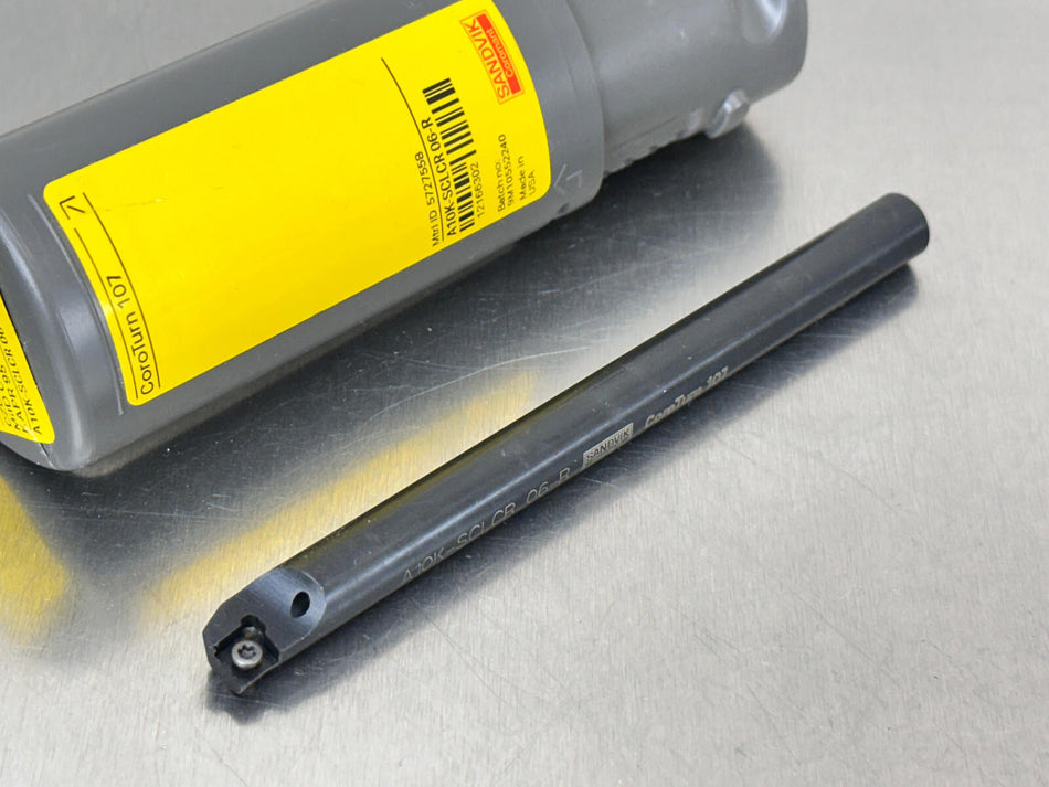 Sandvik A10K-SCLCR 06-R Indexable Boring Bar 10mm Shank CCMT Insert