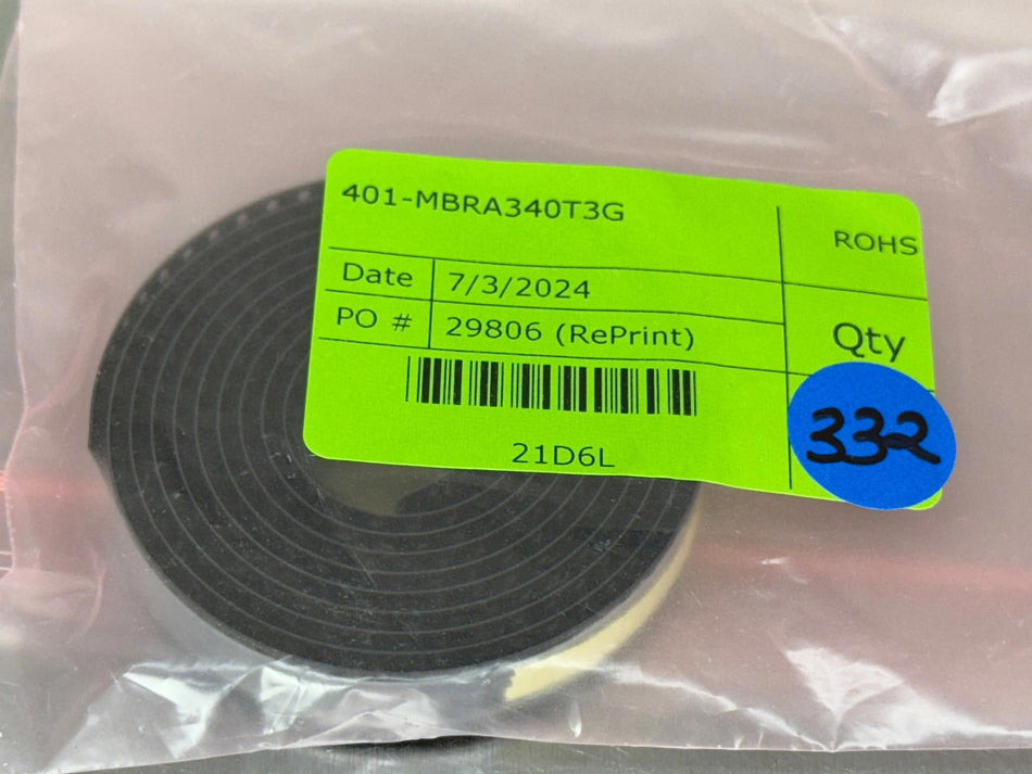 Onsemi MBRA340T3G Diodes (Qty 332)