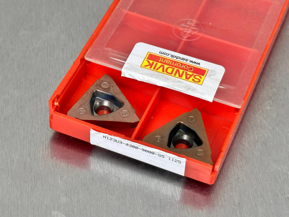Sandvik N123U3-0300-0000-GS 1125 Carbide Insert (Pack of 5)