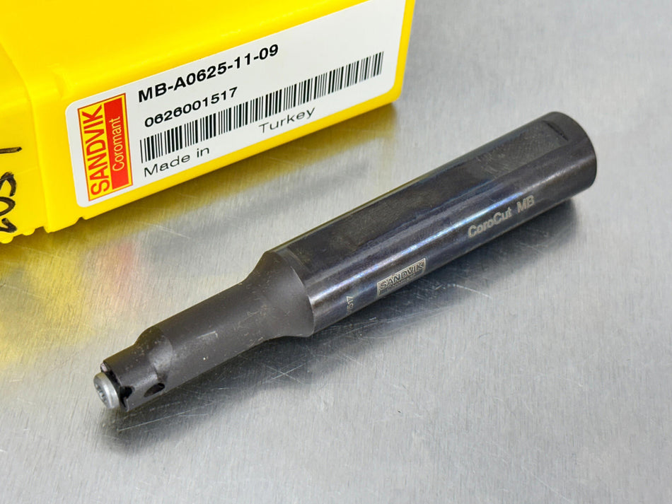 Sandvik MB-A0625-11-9 CoroCut MB Adapter Cylindrical 5/8" Shank
