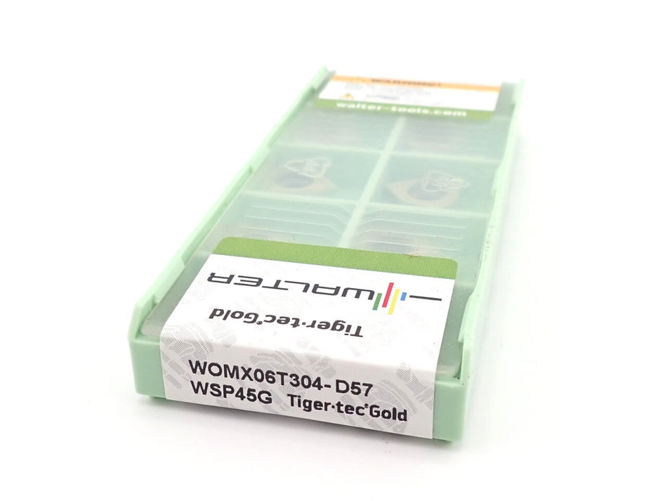 Walter WOMX06T304-D57 WSP45G Carbide Insert Tiger-tec (Pack of 10)