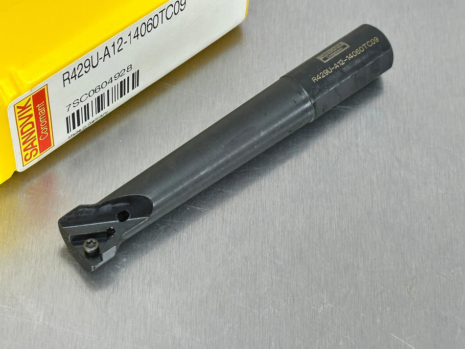 Sandvik R429U-A12-14060TC09 Indexable Boring Bar Fine Boring Head TCMT Insert
