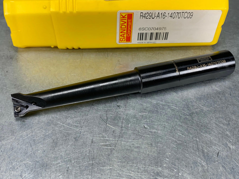 Sandvik R429U-A16-14070TC09 Indexable Boring Bar for Fine Boring Head