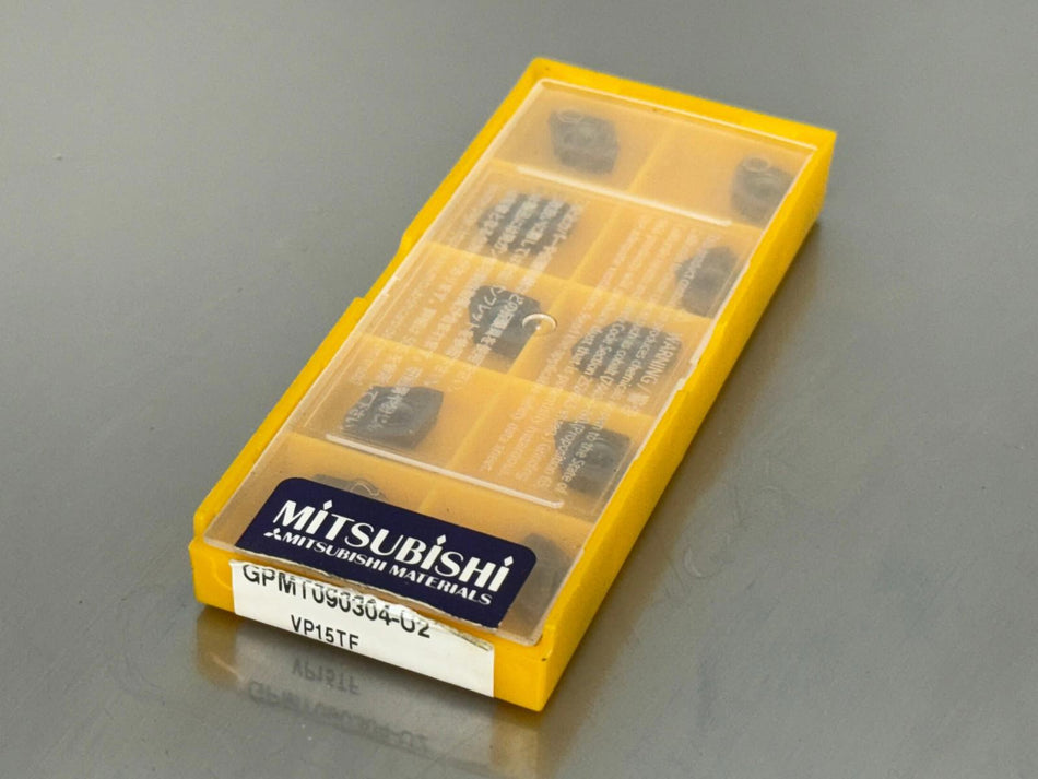 Mitsubishi GPMT090304-U2 VP15TF Carbide Insert (Pack of 10)