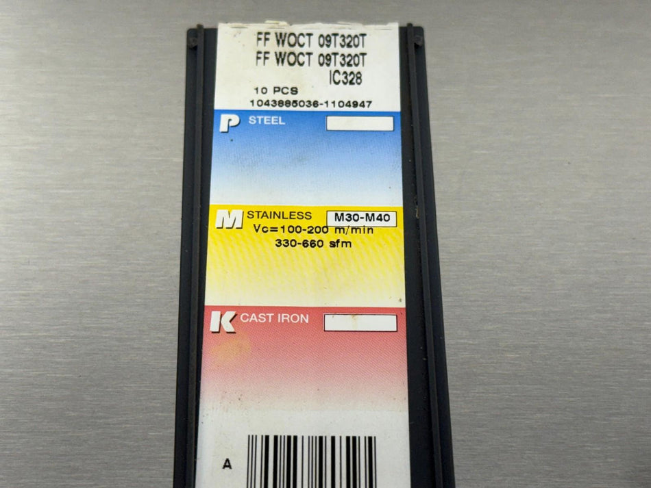 Iscar FF WOCT 09T320T IC328 Carbide Insert (Pack of 4)