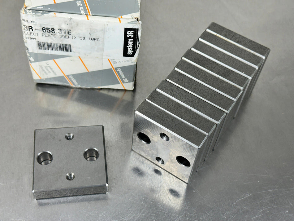 (10) System 3R Pallet Macro 3Refix 50mm x 50mm Fixture Adapter EDM 3R-658.31E