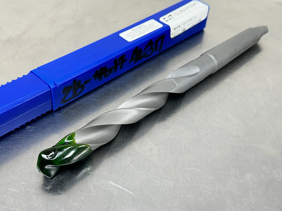 CJT Koolcarb 11/16" Carbide Tip Drill 2MT 9-1/4" OAL Taper Shank 14006875