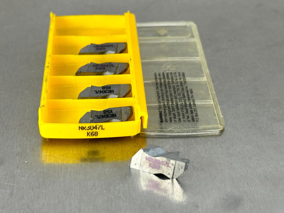 Kennametal NR3047L KC68 Carbide Insert Top Notch (Pack of 5)