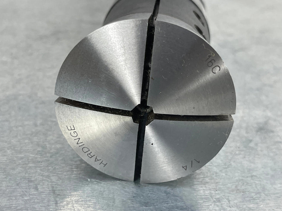 Hardinge 16C Collet 1/4" Hex Collet w/ Stop
