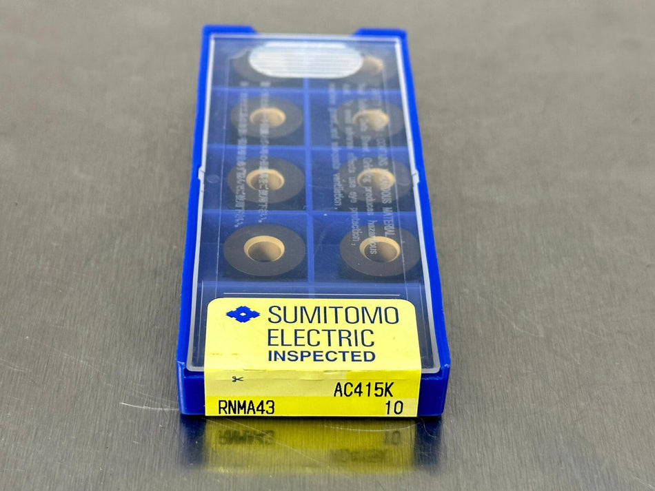 Sumitomo RNMA 43 AC415K Carbide Insert 120400 (Pack of 10)