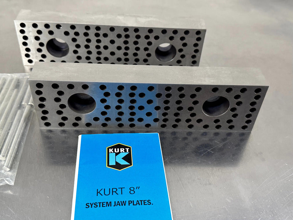 Kurt KSJ8 3-in-One System Jaw Plate 8" Vise Jaws