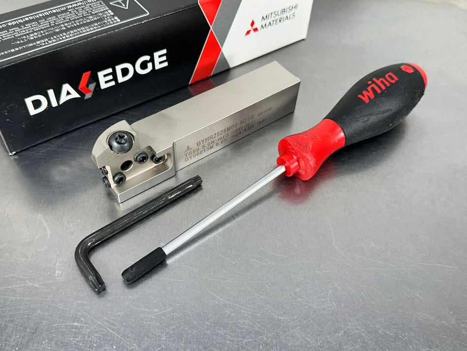 Mitsubishi GYHR 2525M00-M25R Indexable Tool Holder Modular Grooving