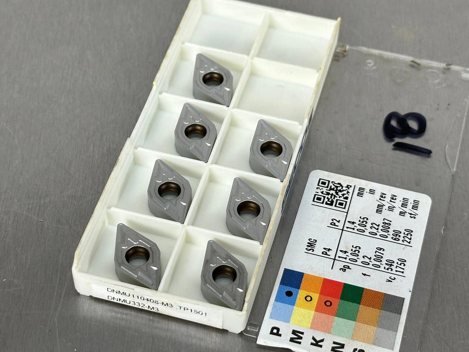 Seco DNMU 332-M3 TP1501 Carbide Insert DNMU 110408-M3 (Pack of 7)