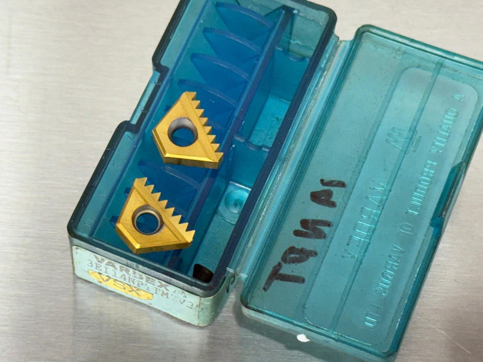 Vardex 5EI 14NPT TM2 V30 VSX Carbide Insert Threading (Pack of 2)