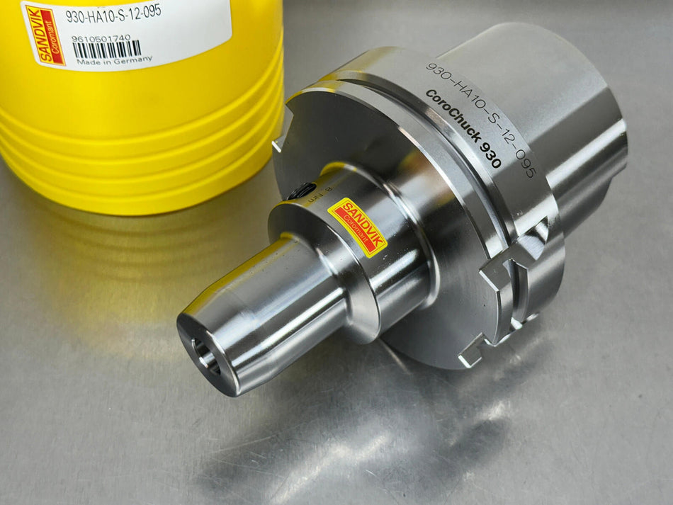 Sandvik HSK100 12mm Hyrdaulic Chuck CoroChuck Tool Holder 930-HA10-S-12-095