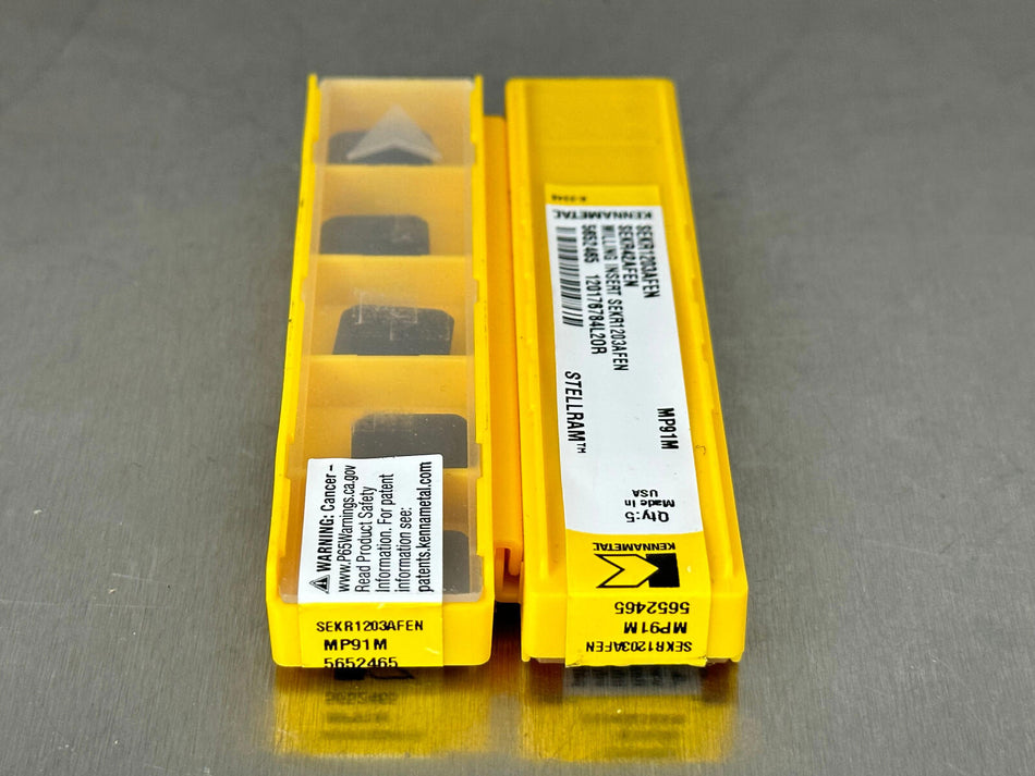 Kennametal SEKR 42AFEN MP91P Carbide Insert 1203AFEN (10 pieces)