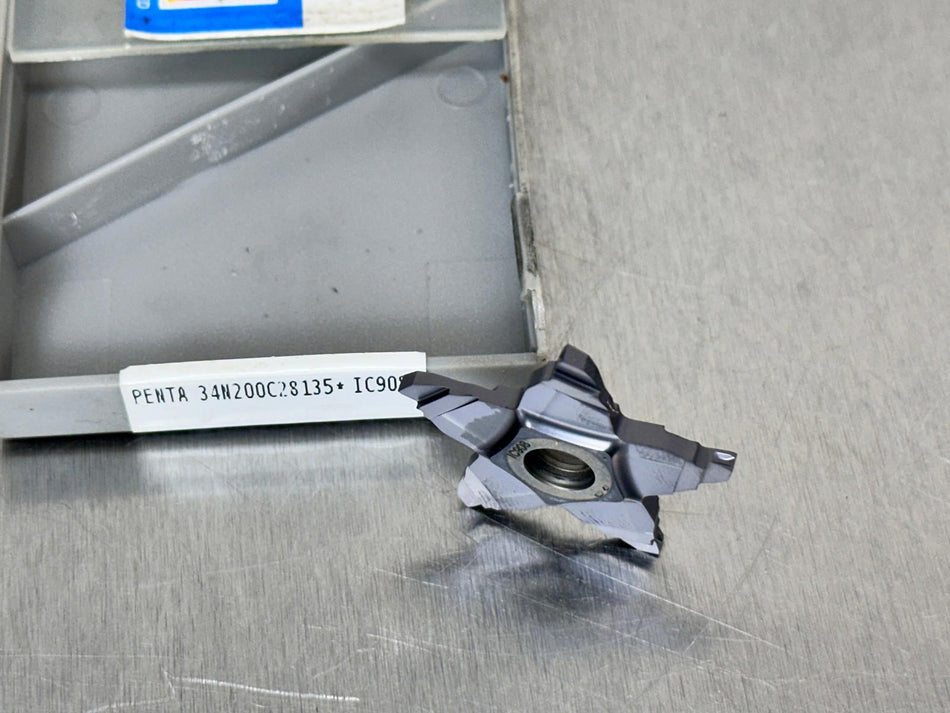Iscar PENTA 34N200C28135 IC908 Carbide Insert (Box of 1)