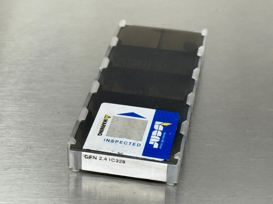 Iscar GFN 2.4 IC328 Carbide Insert 6094235 (Pack of 8)