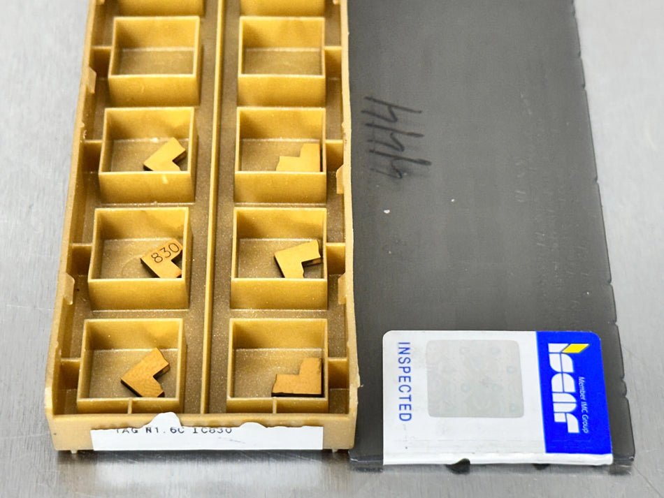 Iscar TAG N1.6C IC830 Carbide Insert 6011462 (Pack of 6)