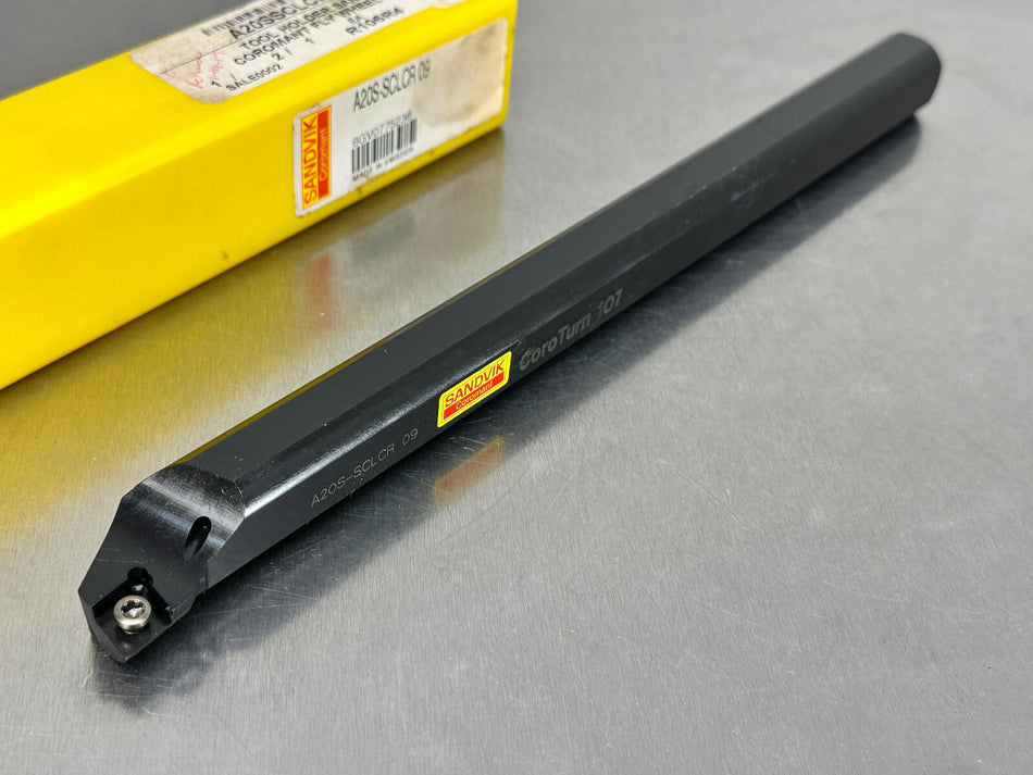 Sandvik A20S-SCLCR 09 Indexable Boring Bar 20mm CCMT Insert Turning