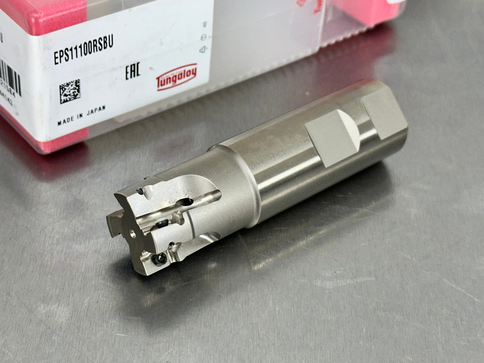 Tungaloy 1" Indexable End Mill Square Should EPS11100RSBU, 6821584
