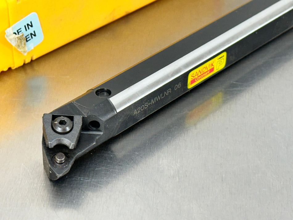 Sandvik A20S-MWLNR 06 Indexable Boring Bar Turning 20mm WNMG Insert