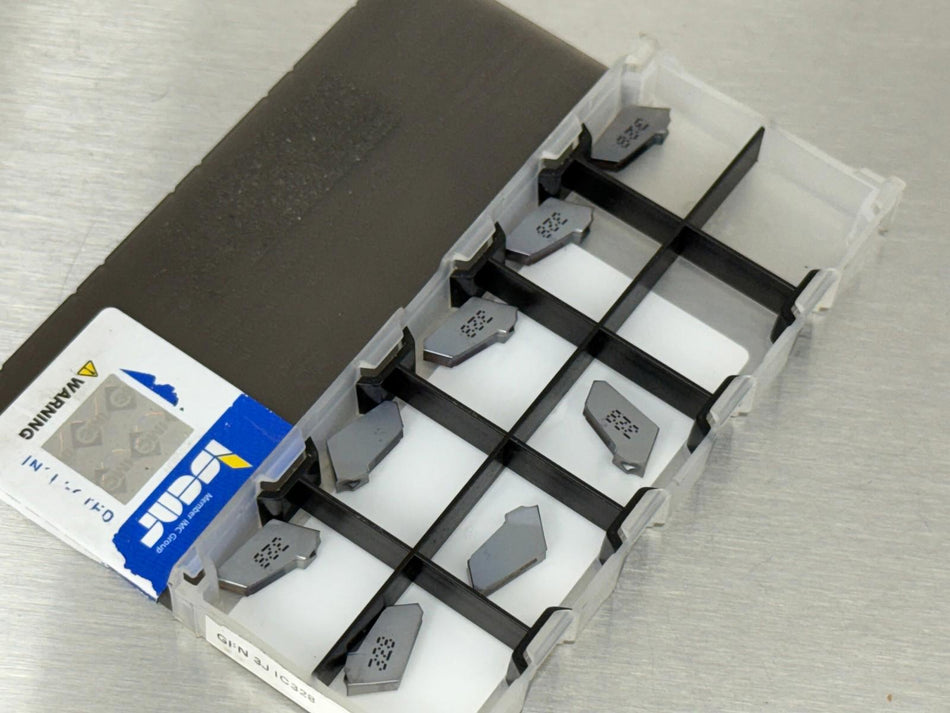 Iscar GFN 3J IC328 Carbide Insert 6002541 (Pack of 8)