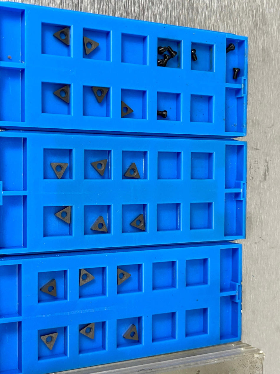 Ceratip TBGB 521F TC-40 Carbide Insert w/ Torx Screws (Pack of 17)