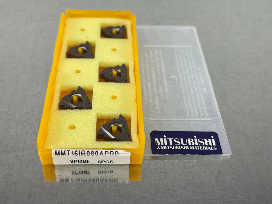Mitsubishi MMT16IR080APRD VP10MF Carbide Insert Laydown Threading (Pack of 5)