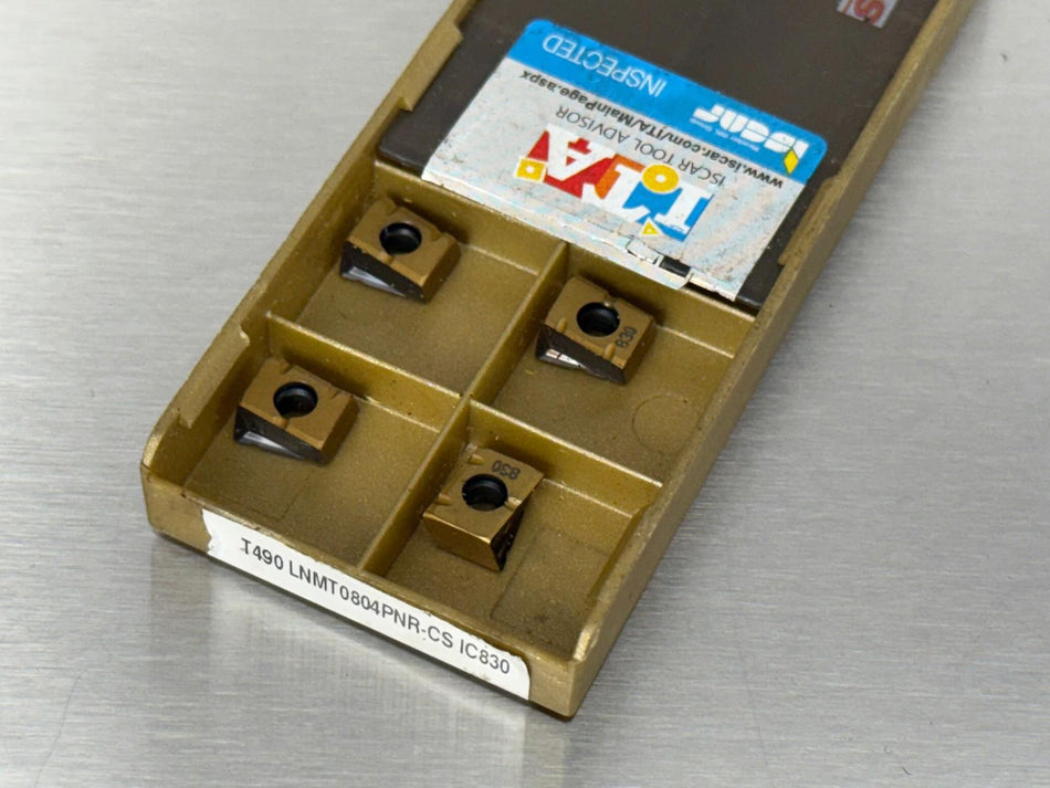 Iscar T490 LNMT 0804PNR-CS IC830 Carbide Insert (Pack of 4)