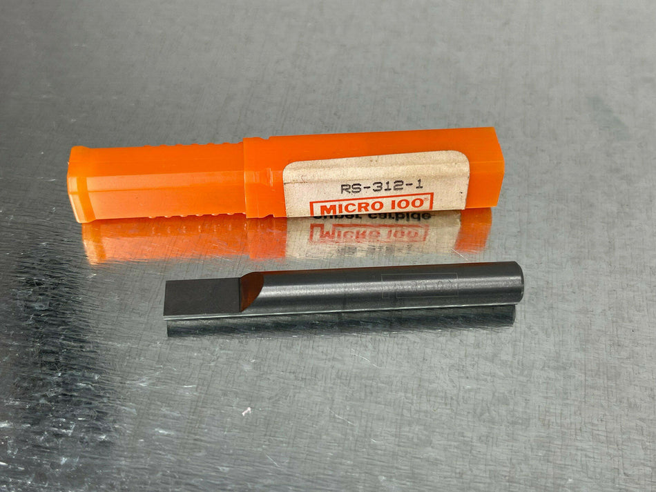 Micro 100 RS-312-1 Carbide Blank Split Single End 5/16" x 2-1/2" OAL
