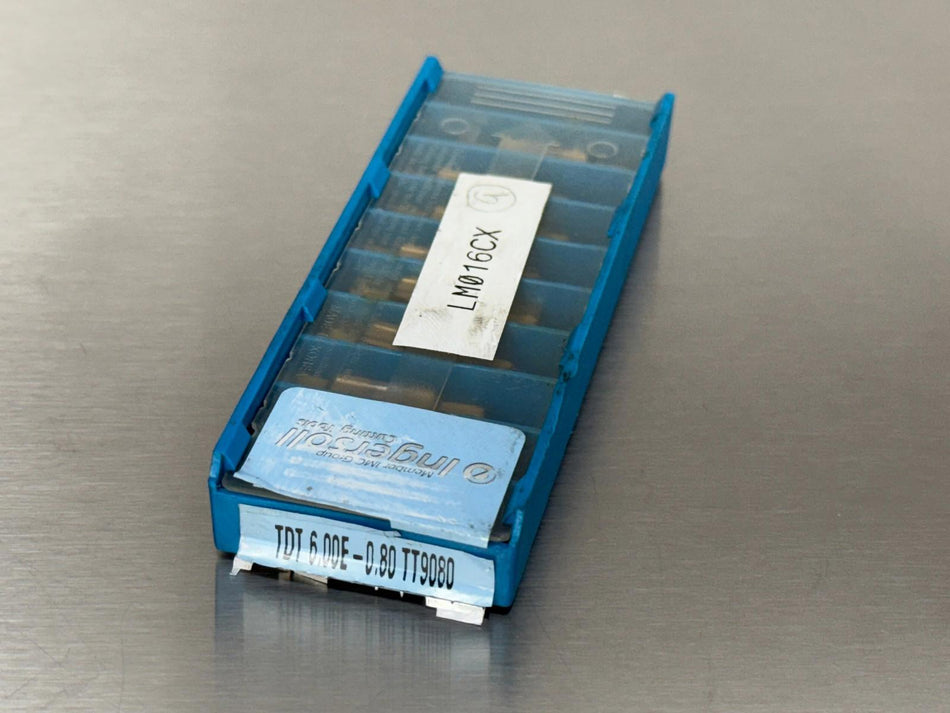Ingersoll TDT 6.00E-0.80 TT9080 Carbide Insert Grooving (Pack of 9)