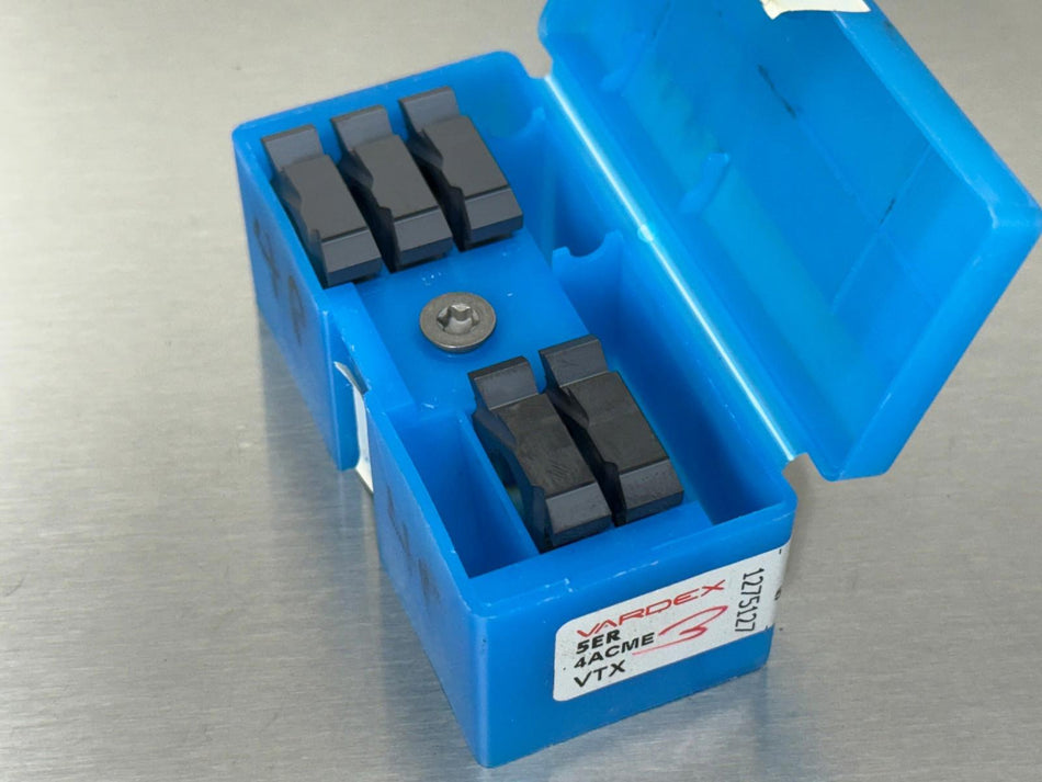 Vardex 5ER 4ACME VTX Carbide Insert Threading (Pack of 5)