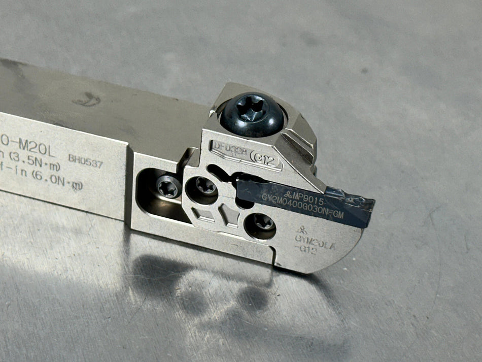 Mitsubishi GYHLUS12C00-M20L Modular Tool Holder Grooving + Blade GYM20LA-G12