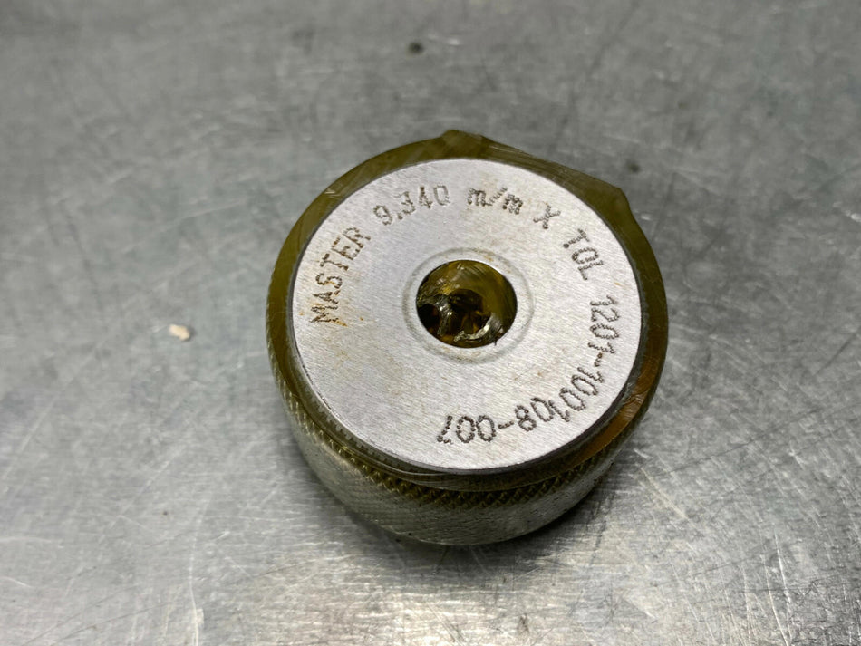 OGI 9.340 mm X Ring Gage Smooth Bore Setting Master