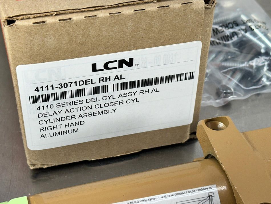 LCN Door Closer Body 4111 3071 DEL RH AL Delayed Action Aluminum