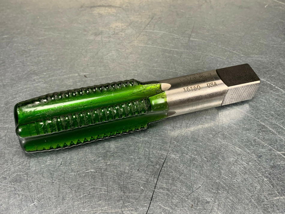 UB 1 1/8-7 NC Tap GH4, Ground Thread, 4 Flute Union Butterfield