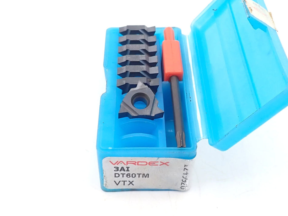 Vardex 3AI DT60TM VTX Carbide Insert Threading (Pack of 6)