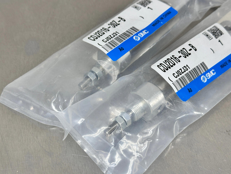 SMC CDJ2D16-30Z-B Round Body Cylinder Cylinder Pneumatic (QTY 2)