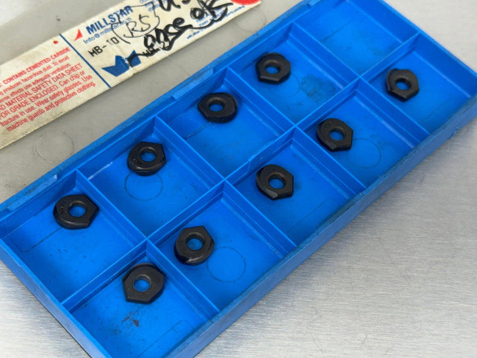 Millstar MB-10 Carbide Insert TIALN Exalon (Pack of 9)