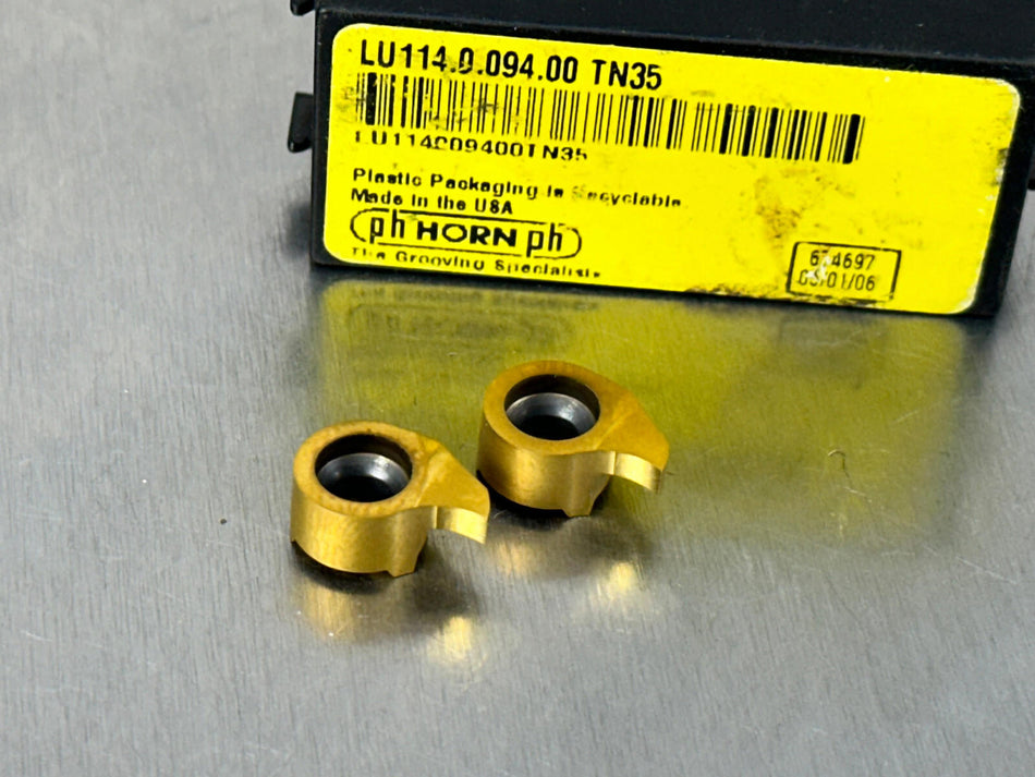PH Horn LU114.0094.00 TN35 Carbide Insert Grooving (Pack of 2)