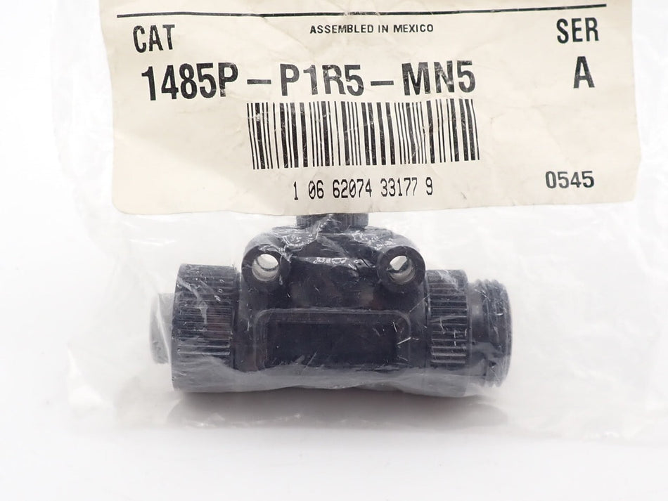 Allen Bradley 1485P-P1R5-MN5 DeviceNet T-Connector 5-Pin