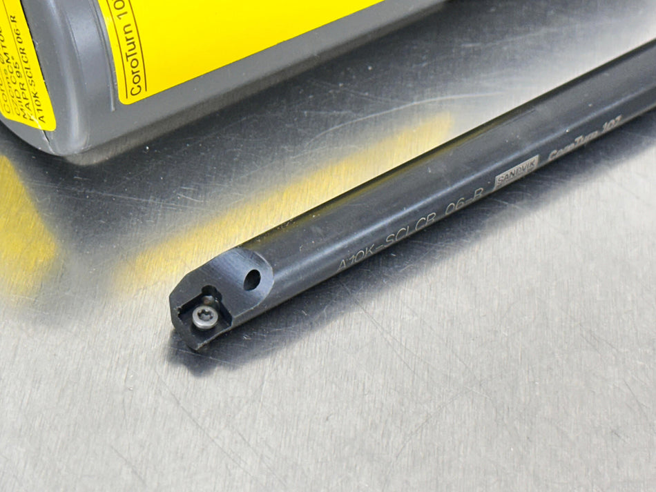 Sandvik A10K-SCLCR 06-R Indexable Boring Bar 10mm Shank CCMT Insert