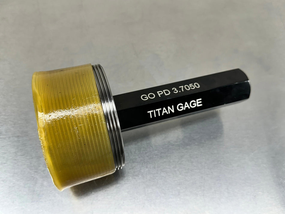 Titan 3 3/4 10 ACME Thread Gage Set Plug Go Only 3.7050 SA-2G 3.75