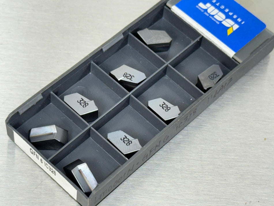 Iscar GFN 6 IC328 Carbide Insert (Pack of 8)