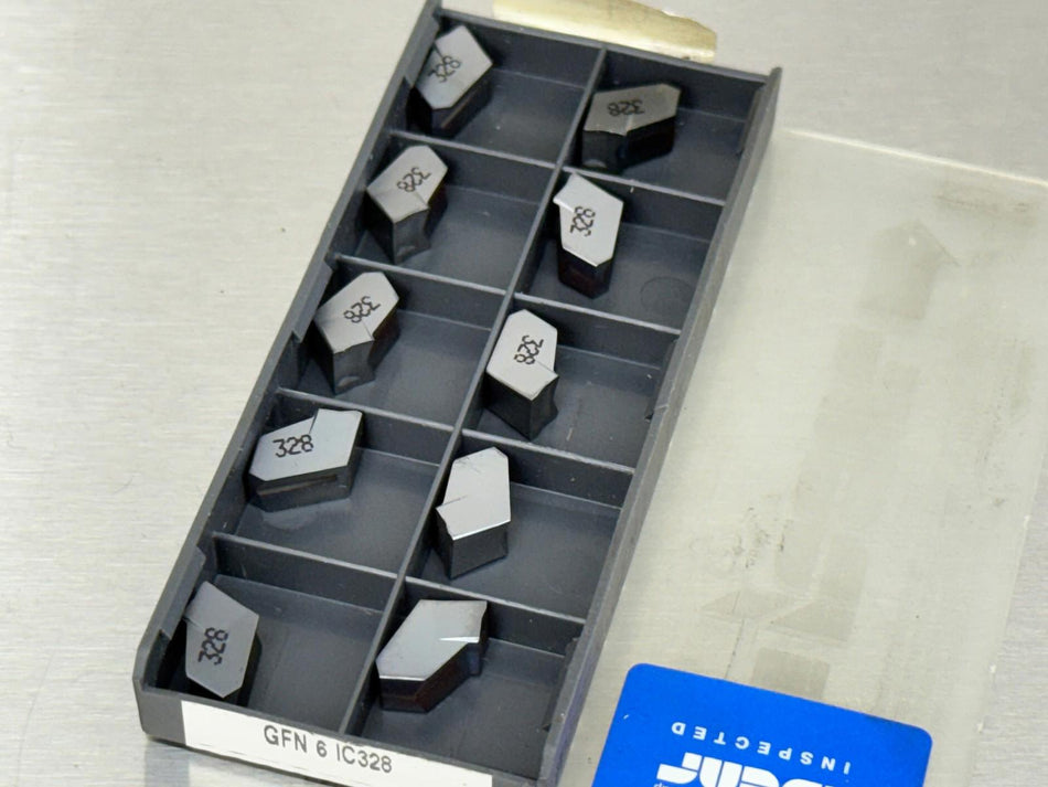 Iscar GFN 6 IC328 Carbide Insert (Pack of 10)