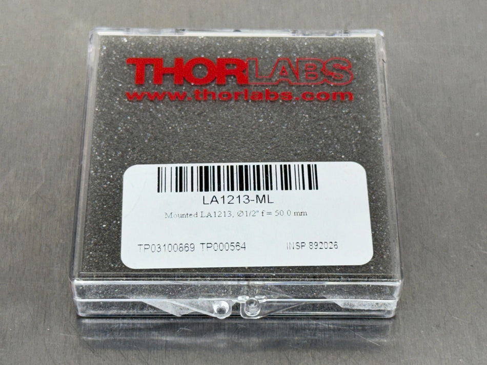 Thorlabs LA1213-ML Plano-Convex Lens N-BK7 Mounted Uncoated 1/2"