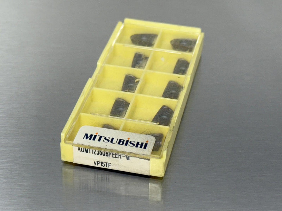 Mitsubishi AOMT123608PEER-M VP15TF Carbide Insert (Pack of 10)