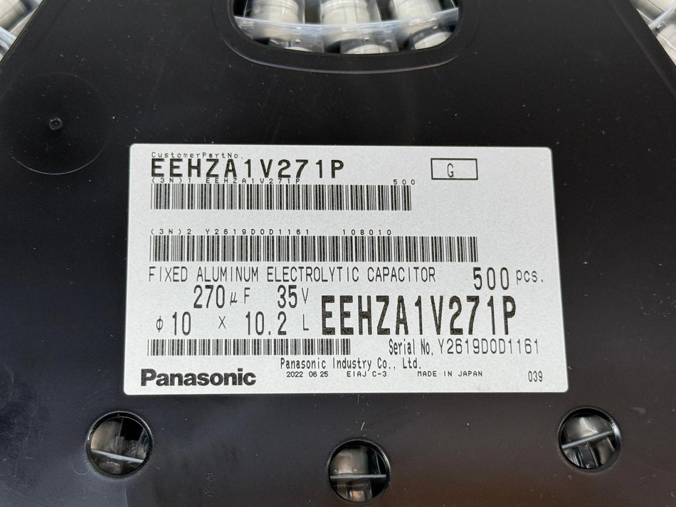 Panasonic EEHZA1V271P Aluminum Electrolytic Capacitor Electronic (QTY 500)